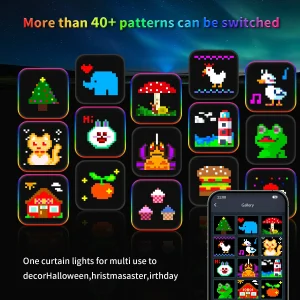 400 LED Smart Curtain Lights String Lights