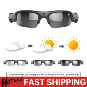 1080p Wi-Fi Smart Sports Glasses with Camera and Audio Recording