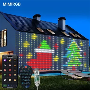 Smart RGB LED Curtain Lights RGB LED String Light