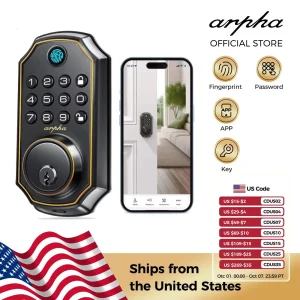 5-in-1 Smart Keyless Entry Door Lock with Electronic Keypad